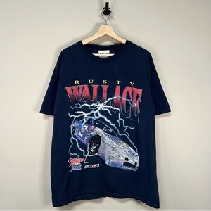 Vintage 90s Rusty Wallace Nascar Shirt